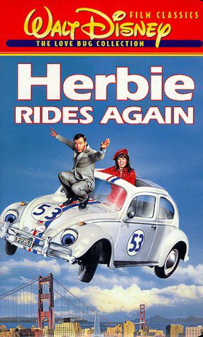 Poster for Herbie Rides Again.