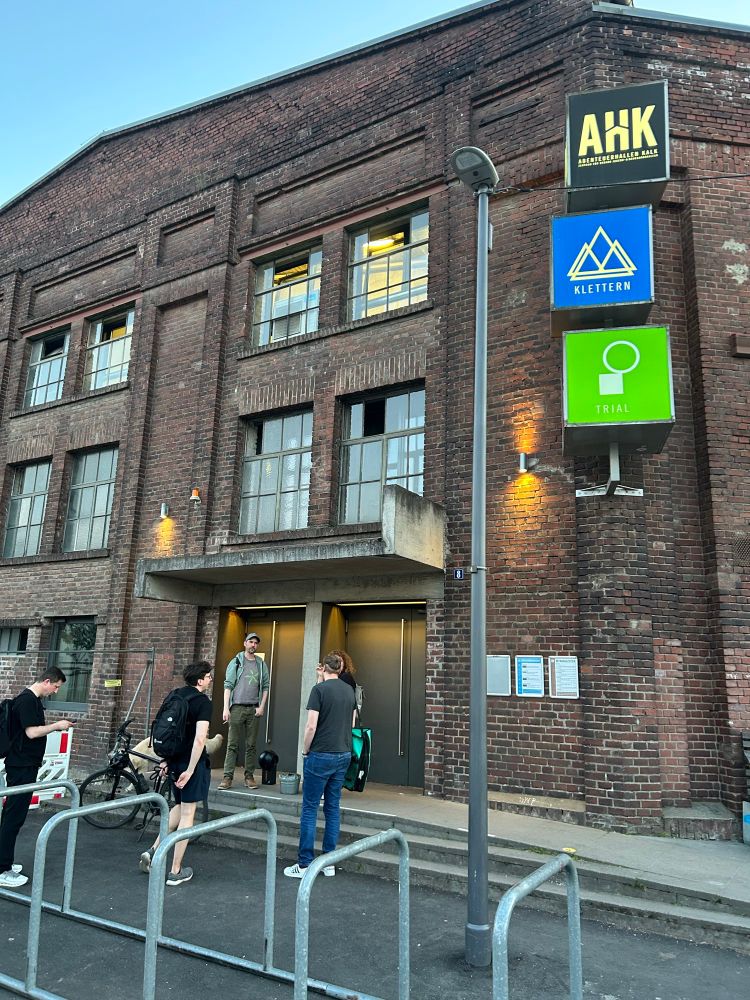 Some organizers in front of AHK