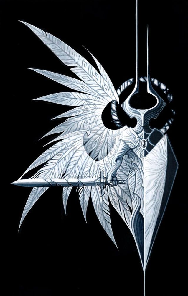 painting of an angel