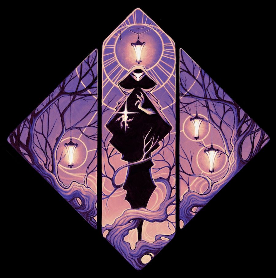 creature with lamps