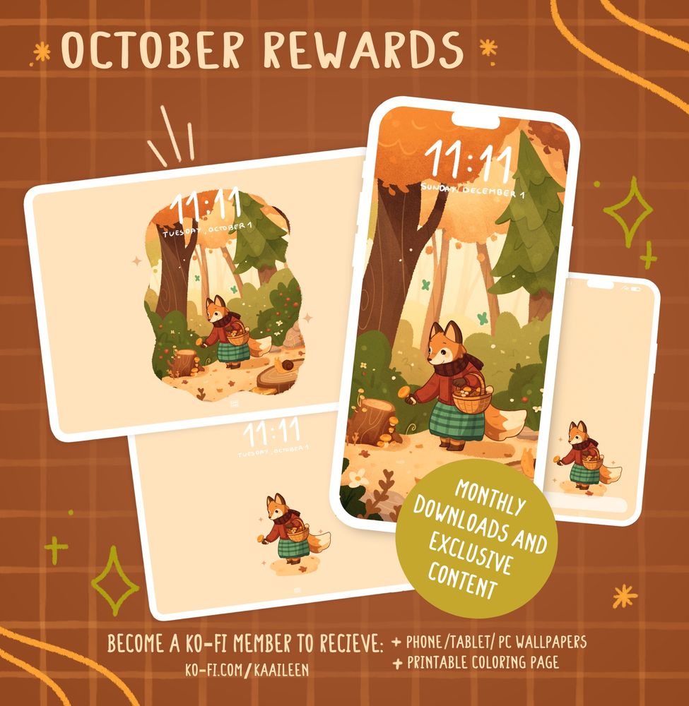 mockup of different wallpaper rewards