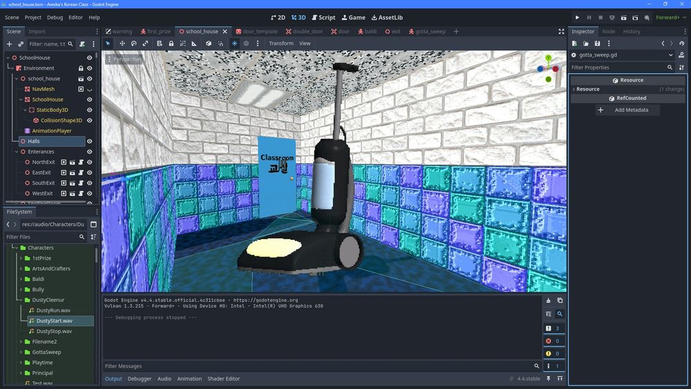 Dusty Cleenur in her closet