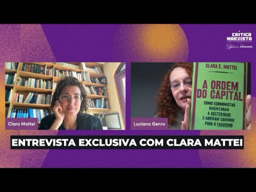 Entrevista exclusiva com Clara Mattei, autora de "A Ordem do Capital"