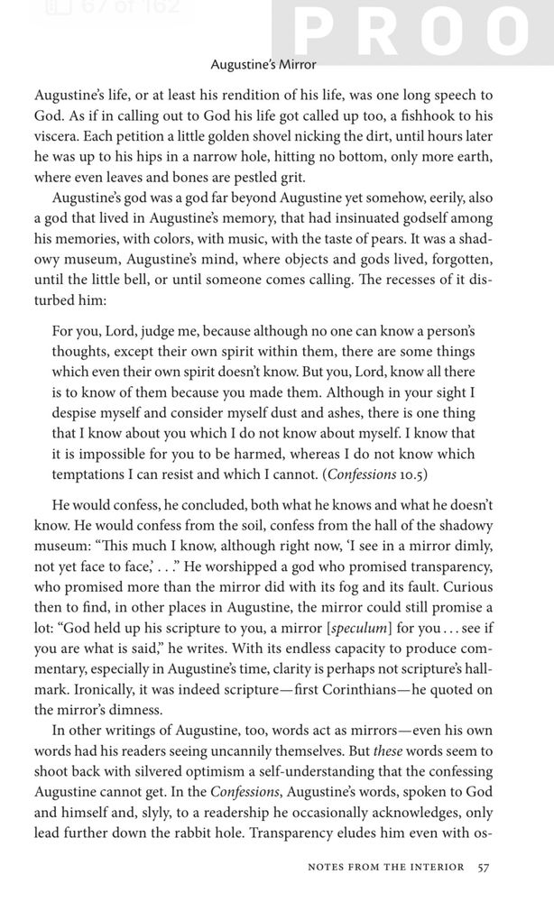 Augustine’s Mirror 