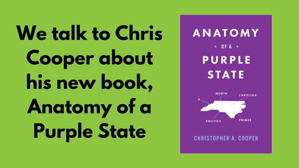 We talk to Chris Cooper about his new book, Anatomy of a Purple State