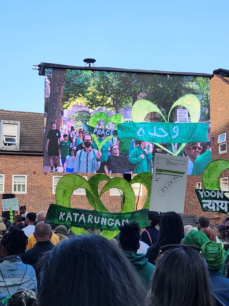 Image of silent walk for Grenfell Sat 14th June