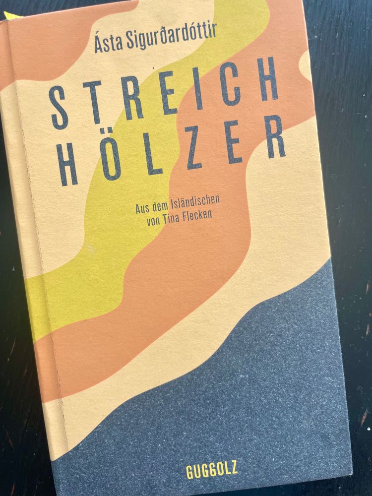 Cover Erzählband Streichhölzer Ásta Sigurðardóttir Guggolz Verlag Berlin