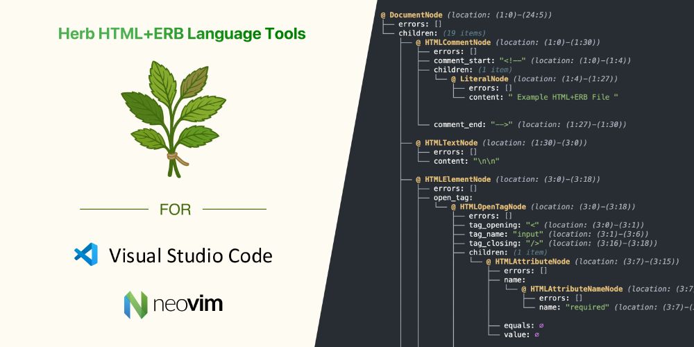 Herb HTML+ERB Language Tools