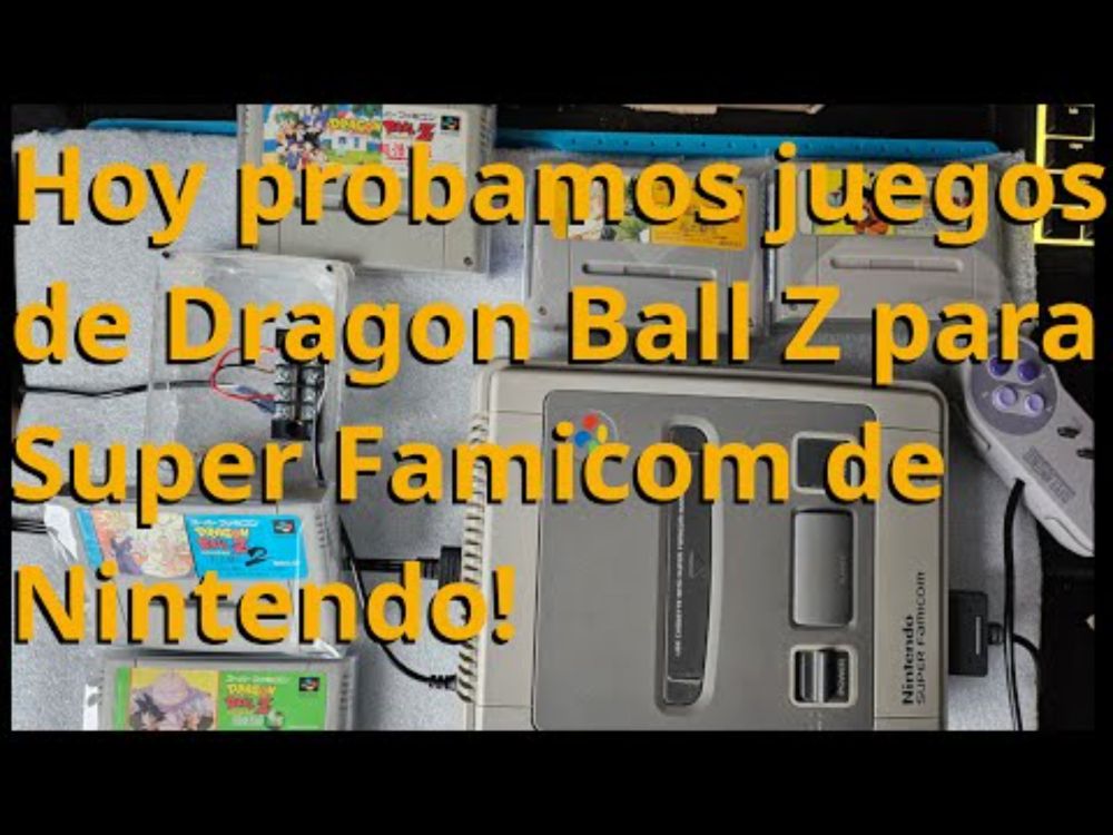 Juegos de Dragon Ball Z para Super Famicom de Nintendo! #retro #retrogaming