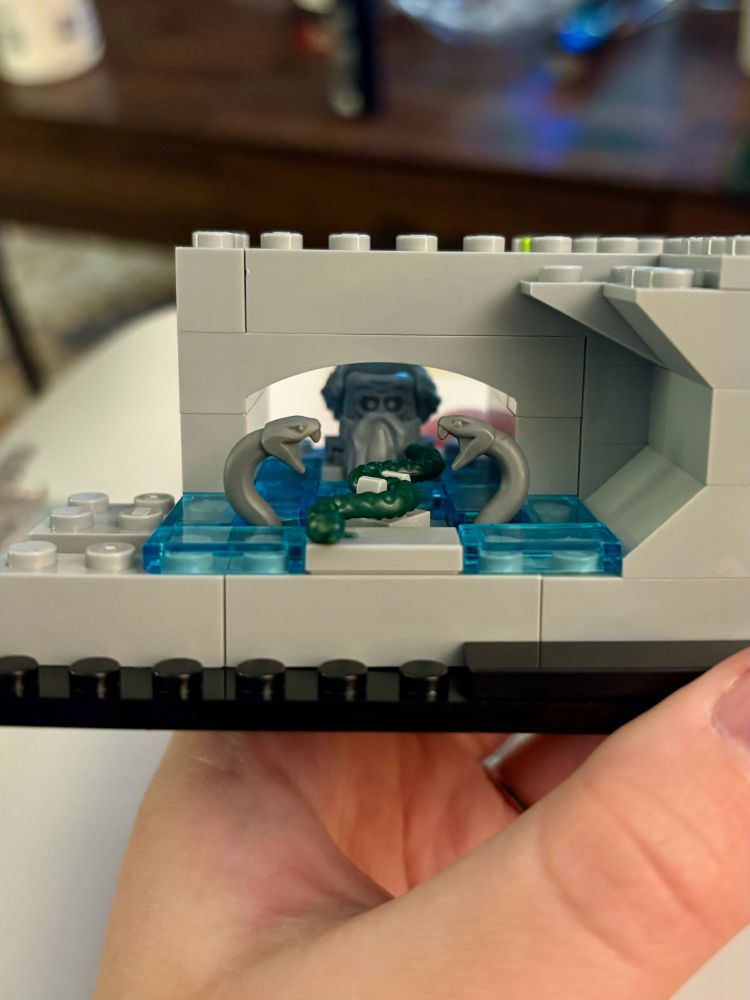 Lego build of the Chamber of Secrets
