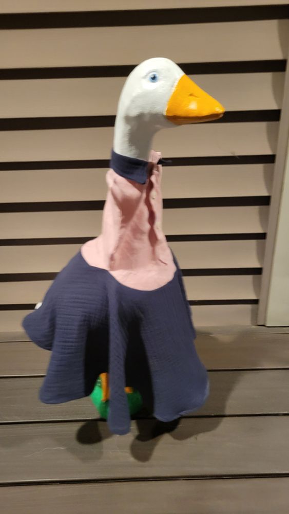 Side view of the dress.