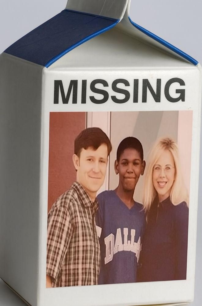 Mike Johnson with his so called adopted son