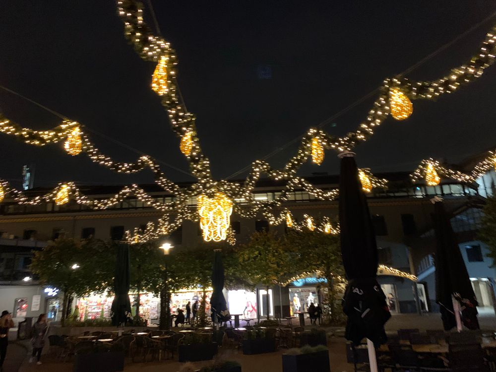 Lumière de la nuit à Amsterdam 