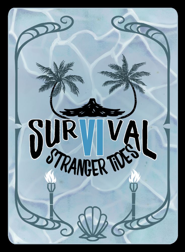 A group of character cards highlighting the contestants of the Survival season 6 competition, run by Kiva on Twitch. 