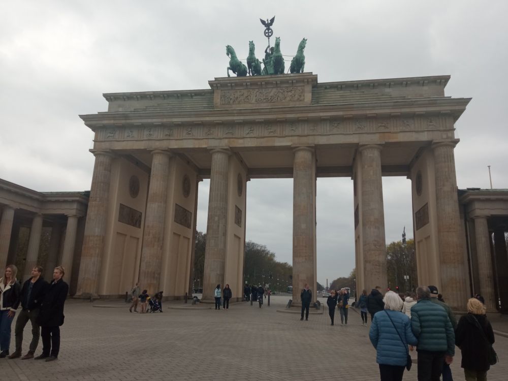 The Brandenburg Gate, in Berlin, Germany