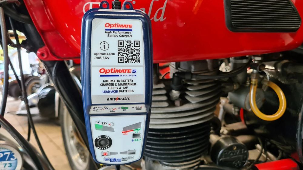 If you own one or more classic motorcycles, the new OptiMate 5 Select covers all types of 6V and 12V lead-acid batteries with one device that will diagnose, recover, charge, check and maintain everything, and can be left connected for extended periods.