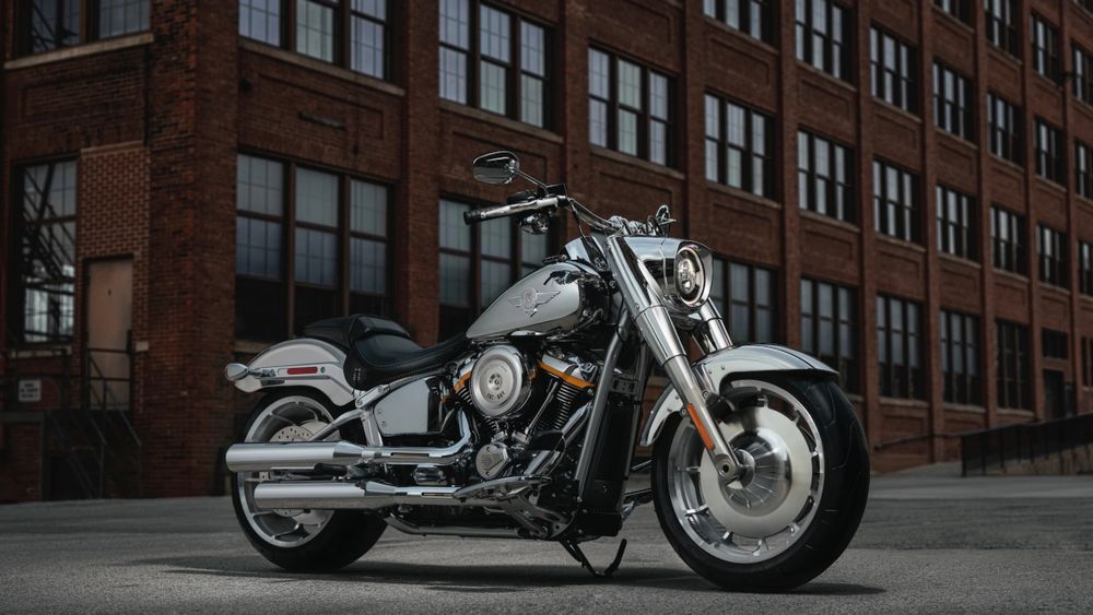 The new Harley-Davidson Fat Boy Gray Ghost is the latest in the Icons collection, limited to just 1,990 models worldwide.
The reflective finish uses a PVD process rather than chroming, so it's more durable and long-lasting.