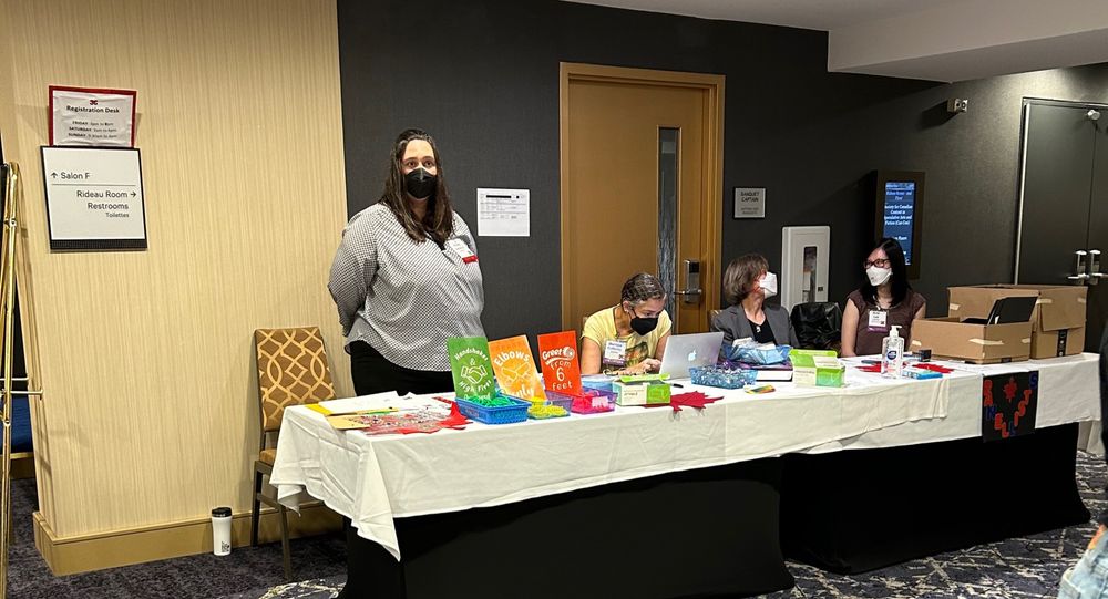 The Can*Con registration desk manned by its stalwart volunteers!
