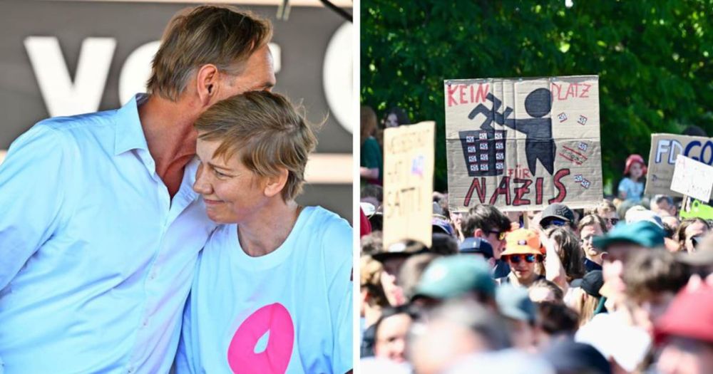 15.000 Menschen bei „Hand in Hand“ +++ Demo zieht um den Ring +++ Sandra Hüller: „Heute keine Ausreden mehr“