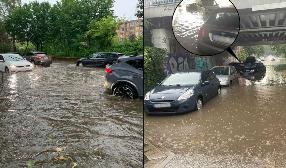 Gewitter und Starkregen in Hamburg: Hunderte Einsätze – Straßen überflutet!