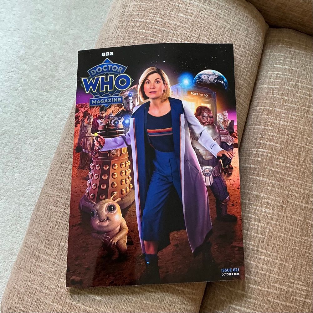 The Thirteenth Doctor, played by Jodie Whittaker, on the cover of Doctor Who Magazine (DWM)!
