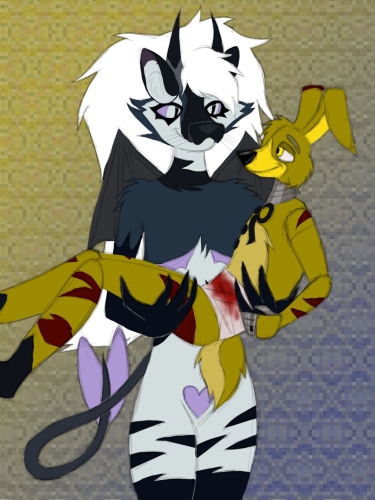 Wrenwood holding Springtrap bridal style