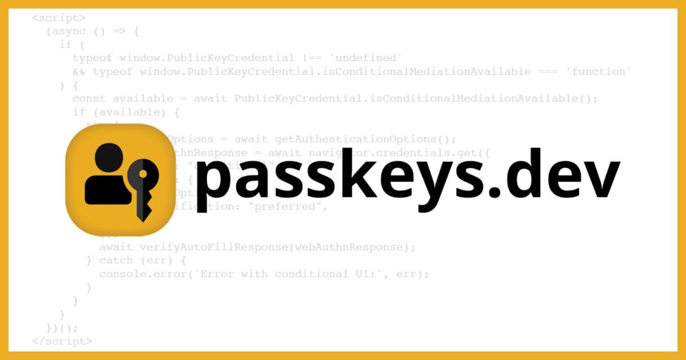 Passkey Developer Resources