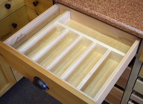 empty silverware drawer