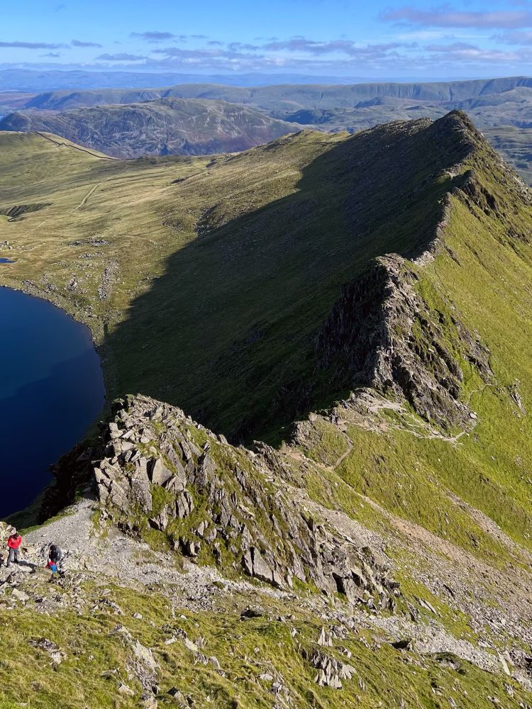 Striding Edge/ Hellvelyn scramble in the Lake District