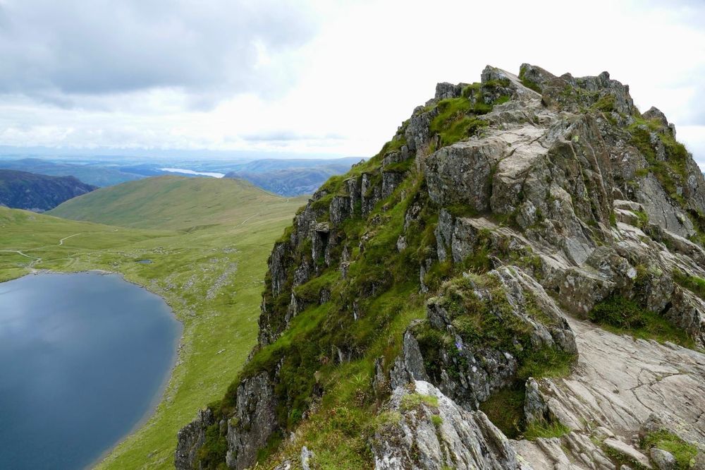 Looking back at Striding Edge