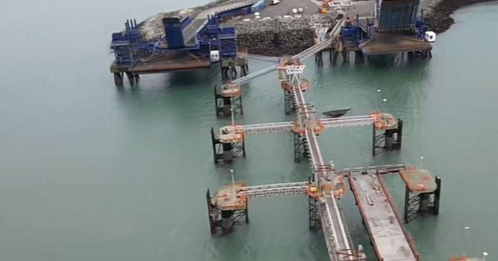 Holyhead port update on work to restore Storm Darragh damaged ferry terminal