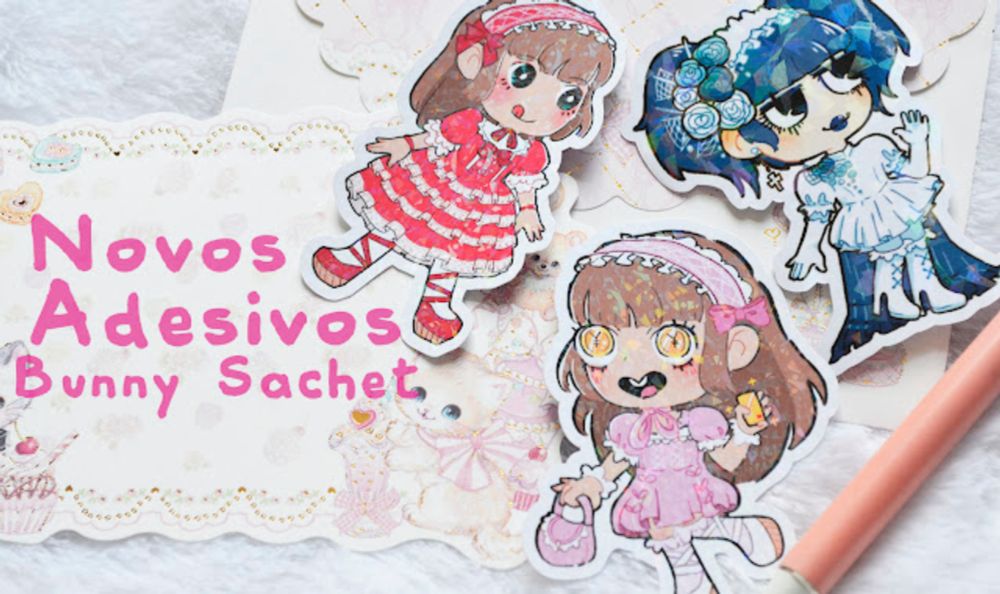 Adesivos, Zodíaco Lolita e lançamentos da Bunny Sachet ~ ♥