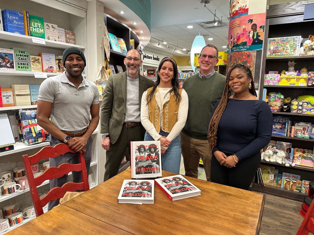 Featured are Melvin Barnes Jr. (Ohio Humanities program officer), Shawn Waldron (Getty Images' Curator of Print Sales and Exhibitions),  Daniela Edmeier (Managing Editor of Picturing Black History and author),  Nick Breyfogle (Picturing Black History Editor), and Lorna Closeil (author).