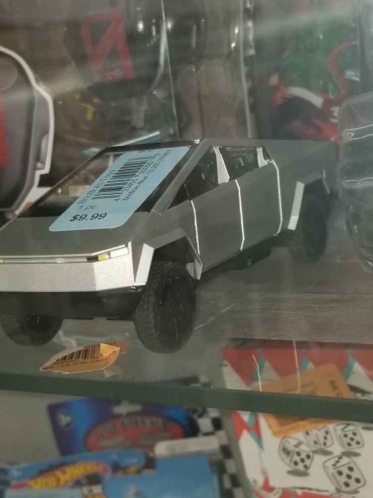 Toy model of the ugly ass Elon truck