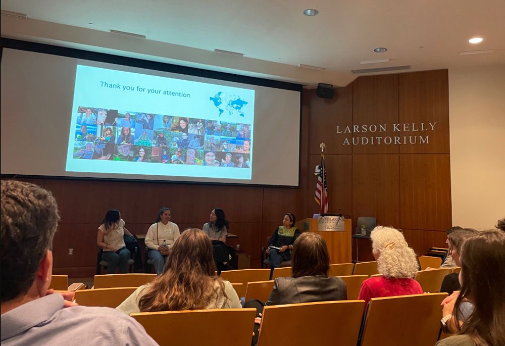 Panel Discussion: "The Women in Herpetology Book: A piece of the gender inequality puzzle" at Villanova University - Iztue Caviedes-Solis, Lauren Augustine, Tonia Hseih, and Stephanie Campos