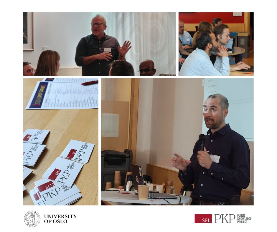 PKP staff and community members at the PKP Oslo 2025 Sprint