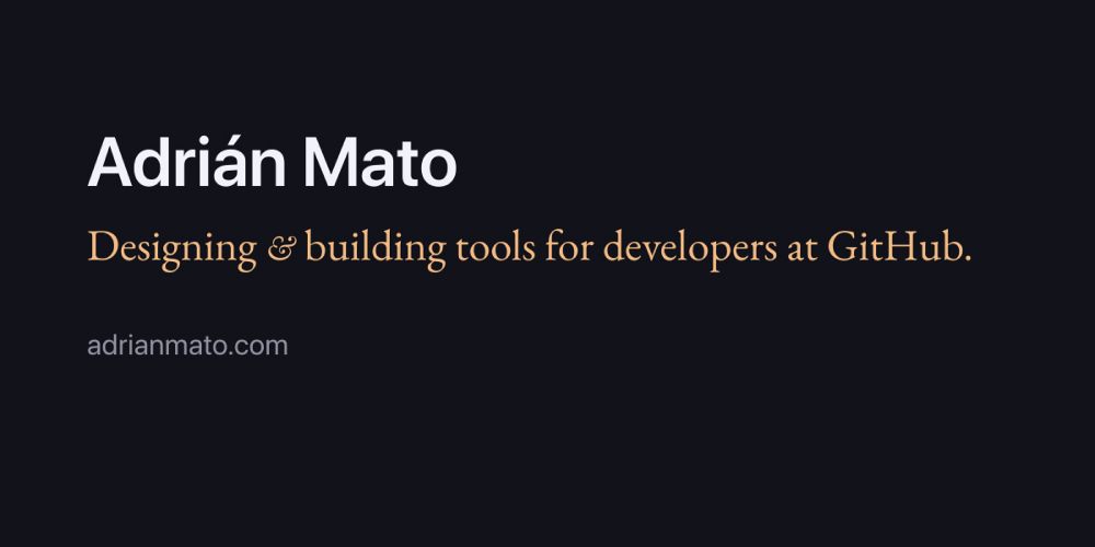 Adrián Mato – Product Designer in San Francisco