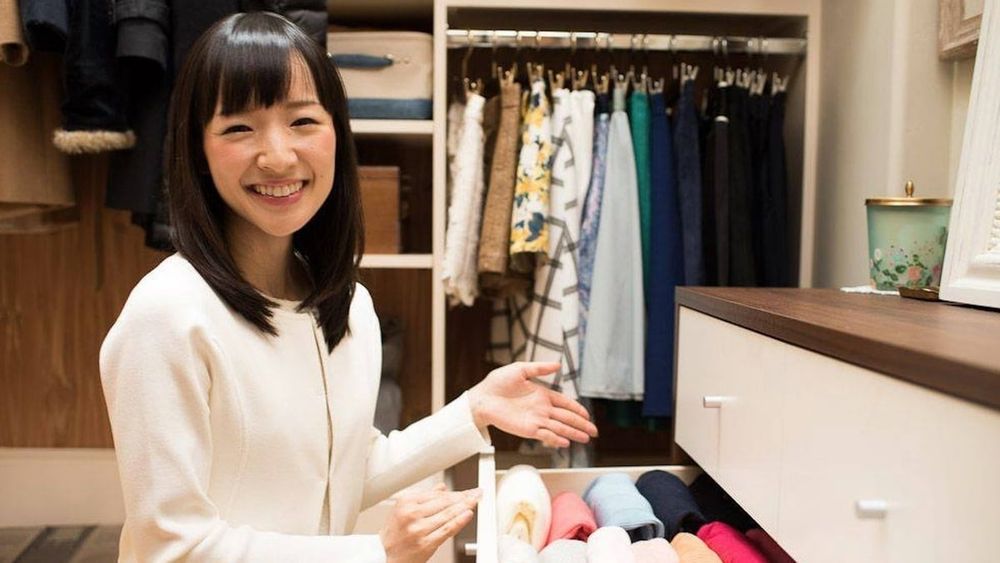 Marie Kondo organizing drawers
