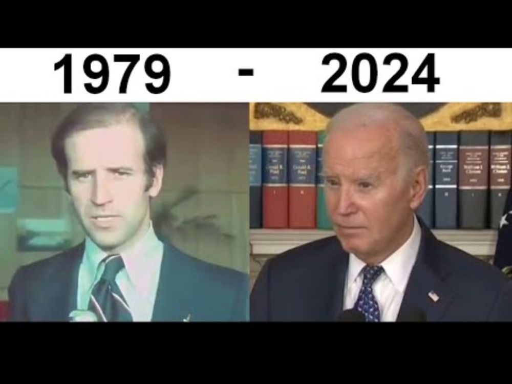 Joe Biden - Clip from every year from 1979 to 2024