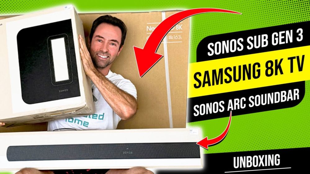 This Samsung 8K TV with Sonos Sub and Soundbar BLOWS My Mind