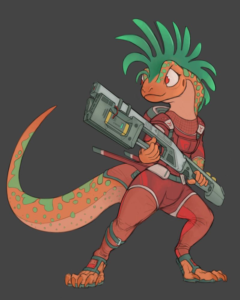 Gillidian Tess, pilot, space cop