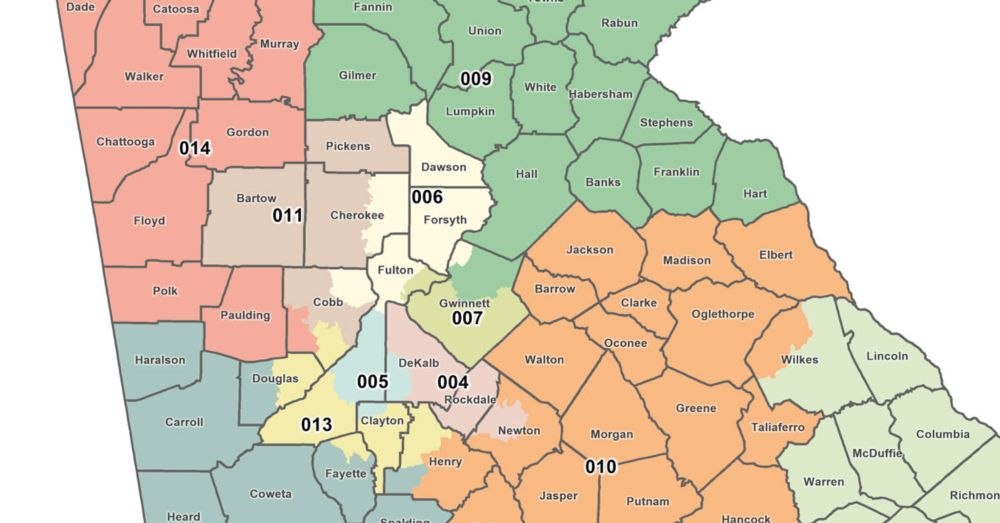 Here's how redistricting changed Georgia's 2022 maps for the House, state Senate, and U.S. House