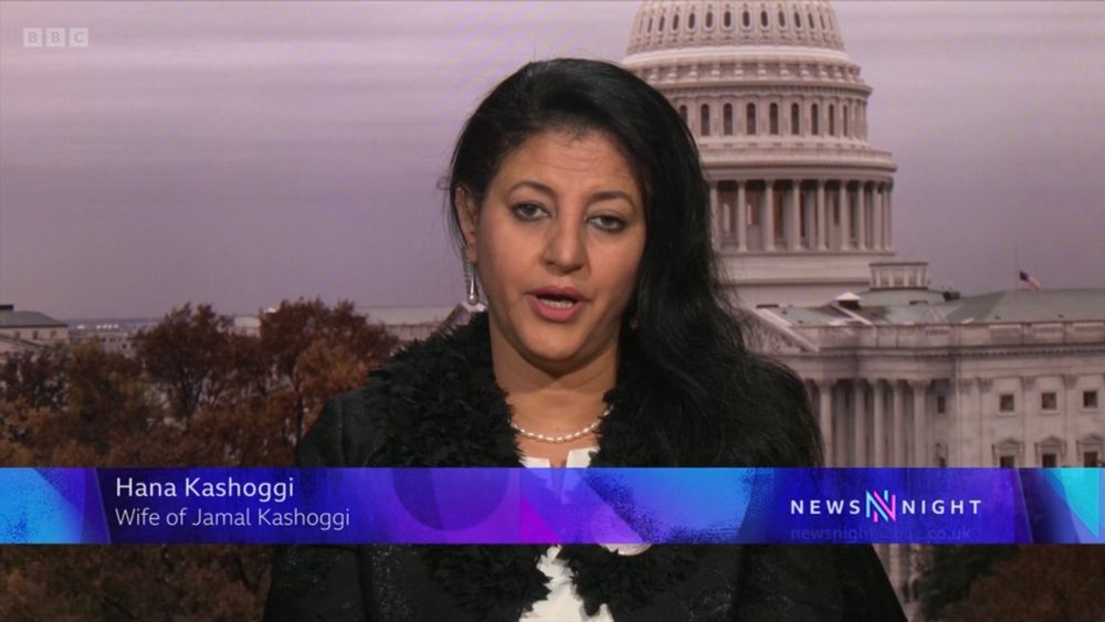 Hana Kashoggi
Wife of murdered Jamal Kashoggi 👏👏👏👏