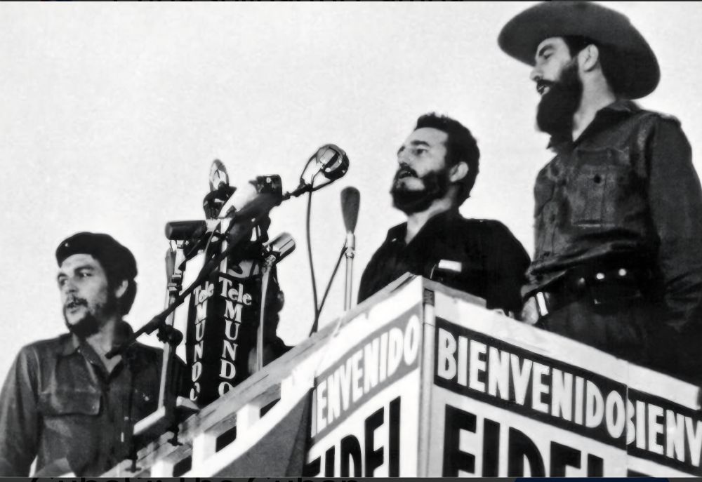 Che Geuvara, Fidel Castro and Camilo Cienfuegos