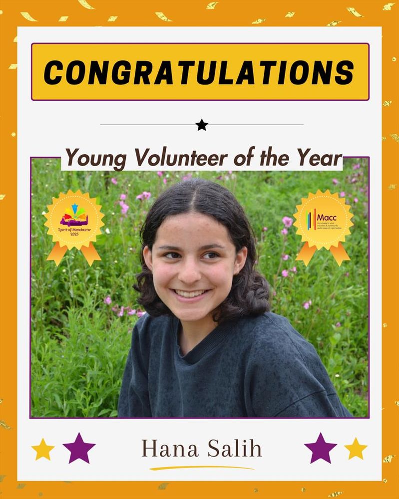Congratulations Young Volunteer of the Year Hana Salih