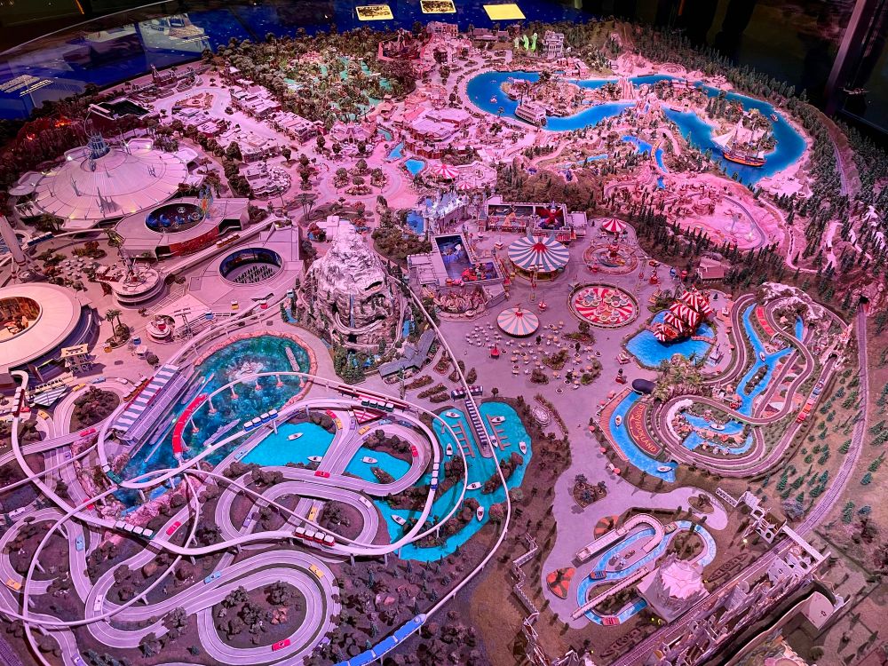 A model of Disneyland