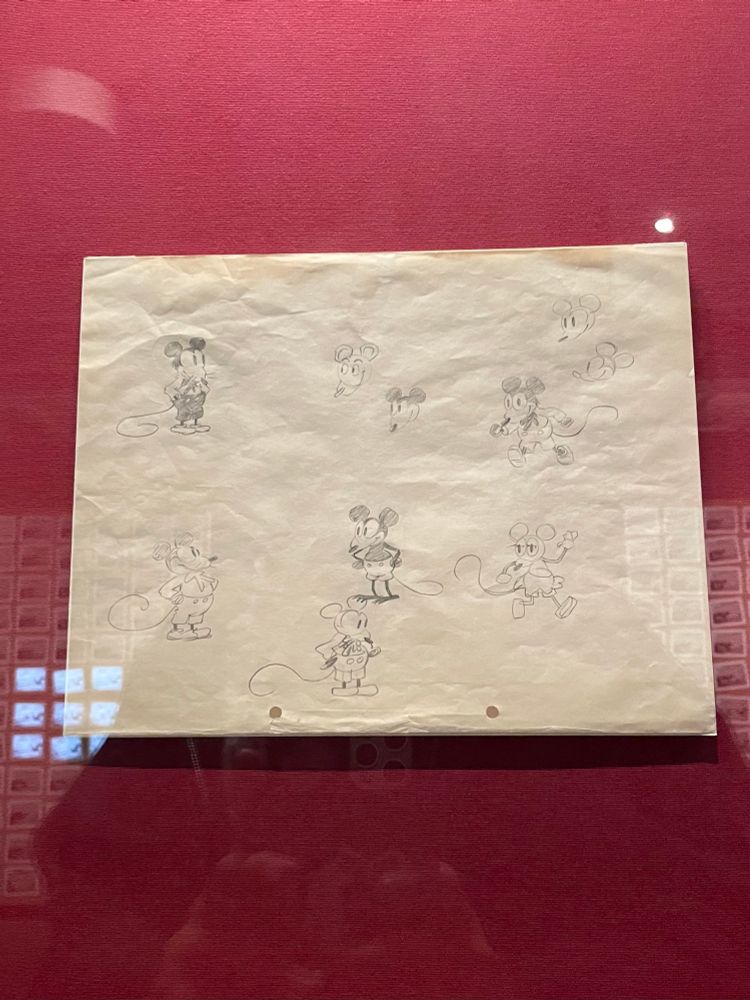 First known drawing of Mickey Mouse