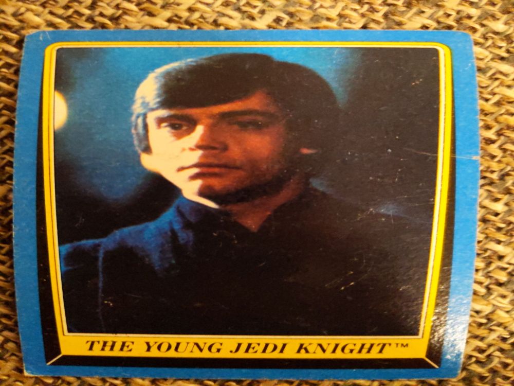 The Young Jedi -luke Skywalker in black Jedi outfit