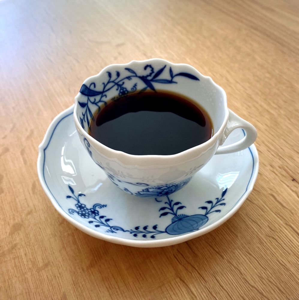 3.1節の朝に淹れたコーヒー