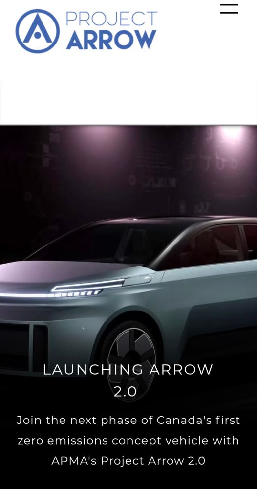 Image of prototype EV made with all Canadian parts.